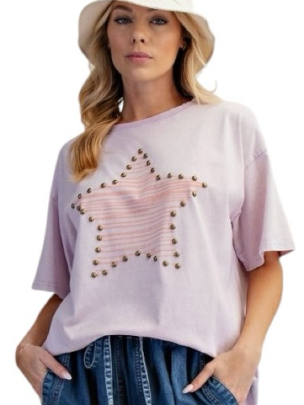242:  EASEL NWT TOP TARO SMOOTHIE (H30)